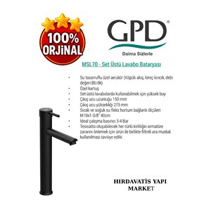 Espina Msl70-s Set Üstü Lavabo Bataryası