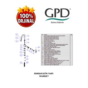 Gildo Mtl165-s-r Tek Gövde Lavabo Bataryası