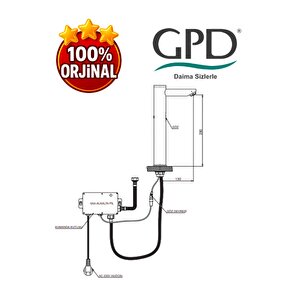 Flb07-2 Fotoselli Lavabo Bataryası (tek Su Girişli)