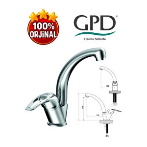 Mtl120 -adrio Serisi Tek Gövde Lavabo Bataryası-2adet Fkm01 Filitreli Ara Musluk-gpd