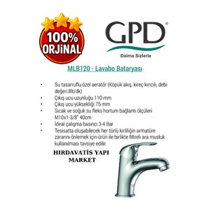 Mlb120- Adri̇o Lavabo Bataryasi - Gpd