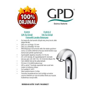 Flb10-2 Fotoselli Lavabo Bataryası (tek Su Girişli)