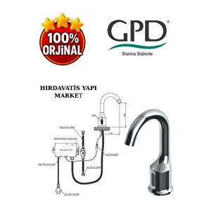 Flb11 Fotoselli Lavabo Bataryası (çift Su Girişli)