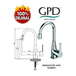 Solus Mtl55 Tek Gövde Lavabo Bataryası