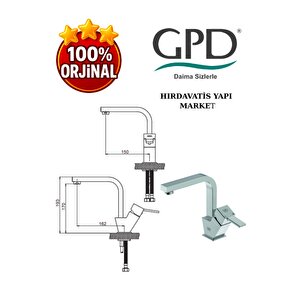 Tulio Mtl135 Tek Gövde Lavabo Bataryası