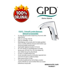 Flb12 Fotoselli Lavabo Bataryası