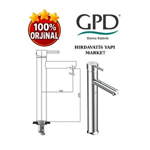 Espina Msl70 Set Üstü Lavabo Bataryası