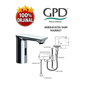 Flb13 Fotoselli Lavabo Bataryası (çift Su Girişli)