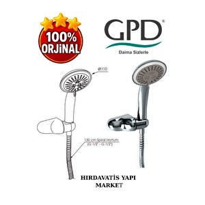Dst43 Askılı Duş Seti (3 Fonksiyonlu Ø110)