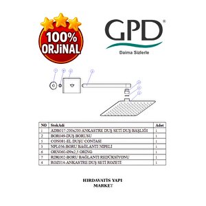 Ads27-s Ankastre Duş Başlığı (duvardan_200x200)