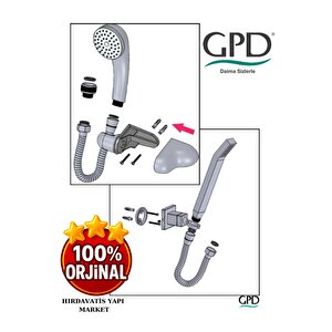 Dst50 Askılı Duş Seti (5 Fonksiyonlu Ø85)