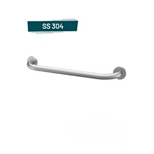 Yaşlı Hasta Bedensel Engelli Tutunma Barı Küvet Tutamağı Paslanmaz Banyo Wc Tutamağı Mat Krom 60 Cm