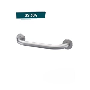 Yaşlı Hasta Bedensel Engelli Tutunma Barı Küvet Tutamağı Paslanmaz Banyo Wc Tutamağı Mat Krom 40 Cm