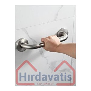 Yaşlı Hasta Bedensel Engelli Tutunma Barı Küvet Tutamağı Paslanmaz Banyo Wc Tutamağı Mat Krom 40 Cm