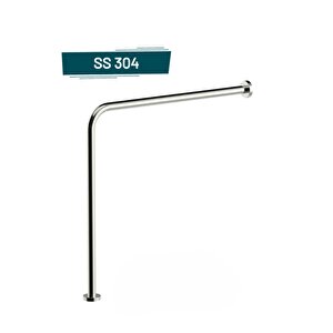 Yaşlı Hasta Bedensel Engelli Yerden Duvara Tutunma Barı Paslanmaz Banyo Wc Tutamağı Mat Krom