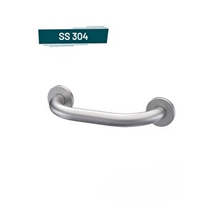 Yaşlı Hasta Bedensel Engelli Tutunma Barı Küvet Tutamağı Paslanmaz Banyo Wc Tutamağı Mat Krom 30 Cm