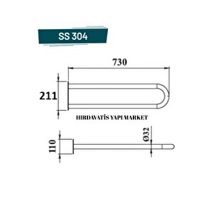 Yaşlı Hasta Bedensel Engelli Mafsallı Tutunma Barı Paslanmaz Banyo Wc Tutamağı Mat Krom