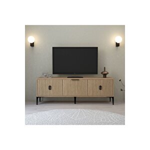 3503 Neva Tv Ünitesi 150 Cm 3 Kapaklı Yunus - Sepet Tv Sehpası Yunus-Sepet