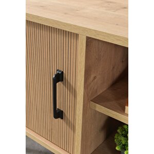 3110 Şile Metal Ayaklı Metal Kulplu 100 Cm Tv Ünitesi - Yunus Safir