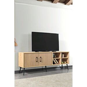 3610 Şile Metal Ayaklı Metal Kulplu 160 Cm Tv Ünitesi - Yunus Safir Yunus-Safir