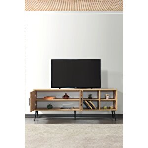 3610 Şile Metal Ayaklı Metal Kulplu 160 Cm Tv Ünitesi - Yunus Safir