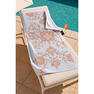 Unisex Baskılı Plaj Deniz Havuz Havlusu %100 Pamuk 70x145 Cm Wonderfull Narçiçeği