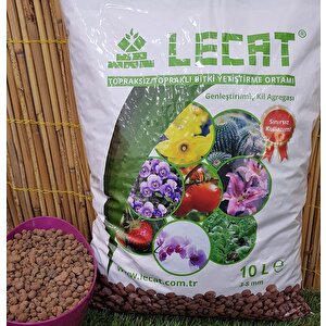 Kil Bilyesi 10 Lt 3-8 Mm Genleştirilmiş Kil Bilyesi Hidroponik Kil Bilyesi Orkide Kil Bilyesi