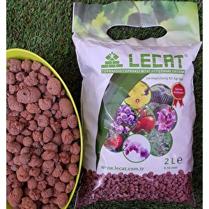 Kil Bilyesi 2 Lt 8-16 Mm Hidroponik Kil Bilyesi Lecat Orkide Kil Bilyesi Bitki Yetiştirme Ortamı
