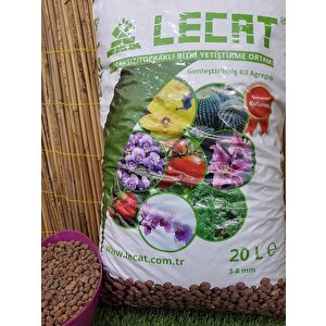 Kil Bilyesi 20 Lt 3-8 Mm Genleştirilmiş Kil Bilyesi Hidroponik Kil Bilyesi Orkide Kil Bilyesi