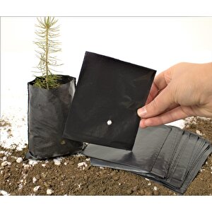 Fidan Poşeti 9x11 Cm 10 Kg Körüksüz Fide Poşeti Fide Torbası Fidan Körüksüz Fidan Torbası