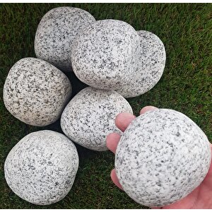 Benekli Taş 10 Kg 6-10 Cm Siyah Beyaz Benekli Taş Granit Dolomit Taş Dekoratif Taş Bahçe Dekor Taşı