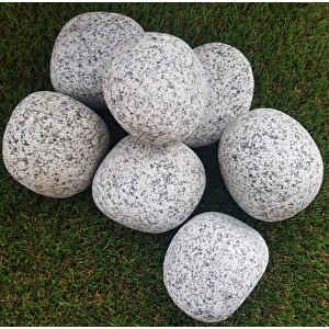 Benekli Taş 10 Kg 6-10 Cm Siyah Beyaz Benekli Taş Granit Dolomit Taş Dekoratif Taş Bahçe Dekor Taşı