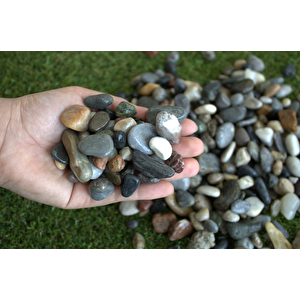 Dere Çakıl Taşı 12 Kg 7-15 Mm Mıcır Dere Taşı Dolomit Taş Teraryum Akvaryum Taşı Peyzaj Süs Taşı