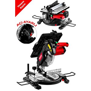 Maxstar 3500 Watt 210 Mm Bakır Sargılı Motor Alttan Üstten Tablalı Tezgah Üstü Gönye Kesme Makinesi