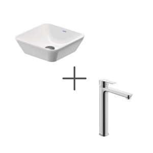 D-neo 40 Cm Kare Çanak Lavabo Ve A.1 Lavabo Bataryası, Xl