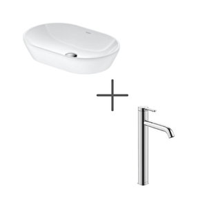 D-neo 60 Cm Çanak Lavabo Beyaz Ve C.1 Lavabo Bataryası Xl