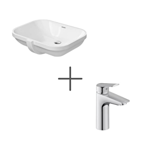 D-code 56 Cm Tezgahaltı Lavabo Ve No.1 Lavabo Bataryası, Medium