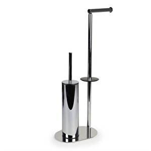 Hareketli Wc Set Yuvarlak Parlak Krom Kbw-829cr