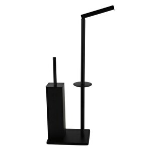 Hareketli Wc Set Kare Mat Siyah Kbw-871mb