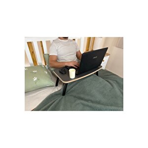 Katlanabi̇li̇r Mdf Laptop Sehpasi, Antrasi̇t