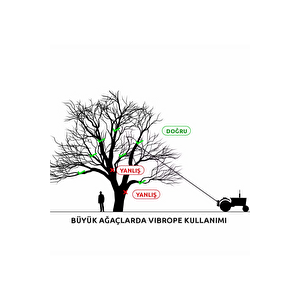 Vibrope Ceviz, Vişne, Badem Halatlı Silkeleme Makinesi