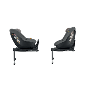 Inglesina Darwin Next Stage I-size Oto Koltuğu & 360 Baza Set (40-105 Cm / 0-4 Yaş Çift Yön/360° Kullanım) - Vulcan Black