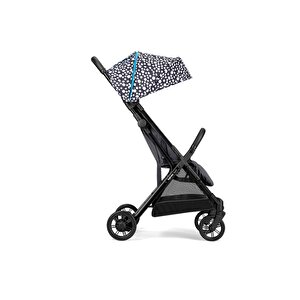 Quid2+ Tek El Tek Hamle Ile Katlanıp Açılan Kabin Boy Bebek Arabası Özel Koleksiyon - Polka Black