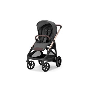 Aptica Glam Tek El Tek Hamle Ile Katlanıp Açılan Çift Yön Bebek Arabası - Velvet Grey