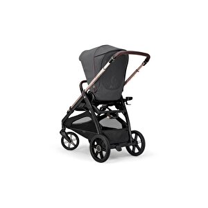 Aptica Glam Tek El Tek Hamle Ile Katlanıp Açılan Çift Yön Bebek Arabası - Velvet Grey