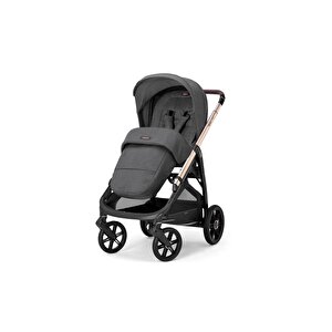 Inglesina Aptica Glam Tek El Tek Hamle Ile Katlanıp Açılan Çift Yön Bebek Arabası - Velvet Grey