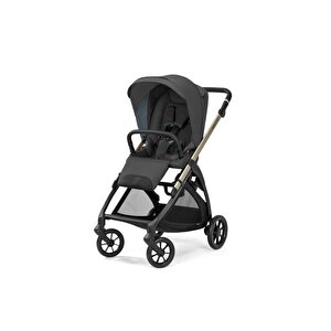 Electa+ Tek El Tek Hamle Ile Katlanıp Açılan Çift Yön Bebek Arabası - Upper Black