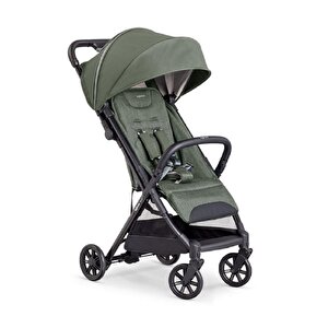 Quid2+ Tek El Tek Hamle Ile Katlanıp Açılan Kabin Boy Bebek Arabası - Crocodile Green