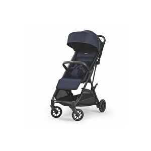 Now Kendiliğinden Katlanan Tek Hamlede Açılan Kabin Boy Bebek Arabası - Splash Blue