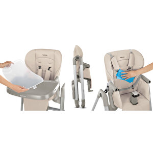 Inglesina My Time Ayarlanabilir Katlanabilir Bebek Mama Sandalyesi - Pepper